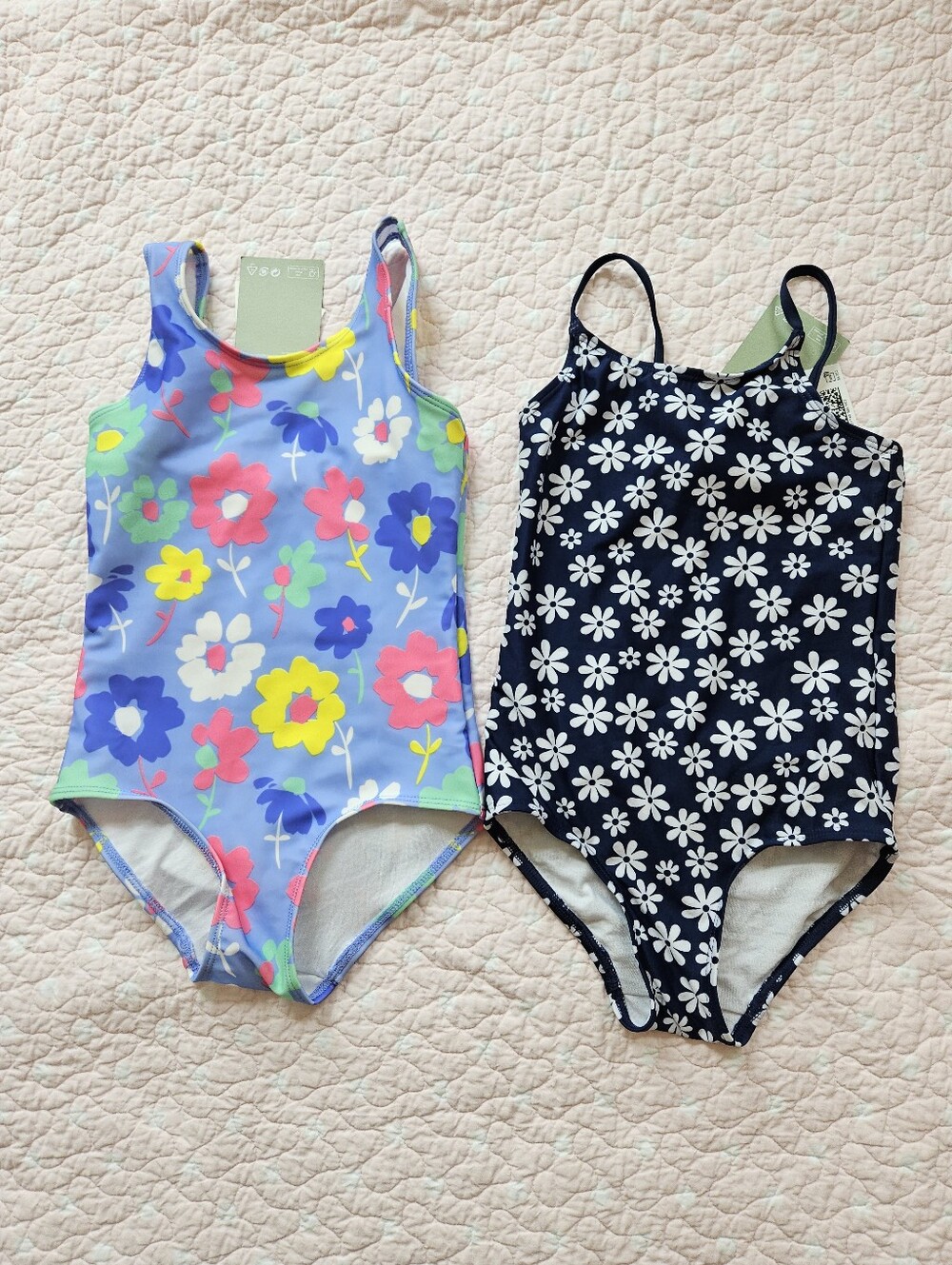 NWT Bundle H&M Girls Floral One-Piece Swimsuits 5T 6T Toddler 5 6